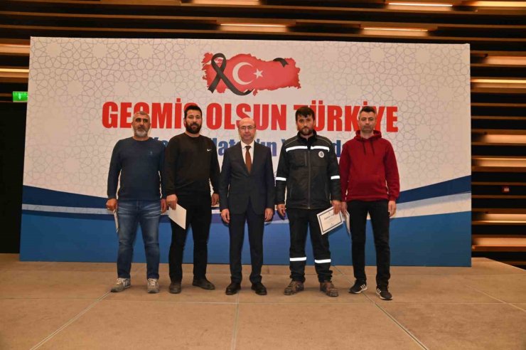 Selçuklu Belediyesinden afet bölgesinde görev alan personele vefa