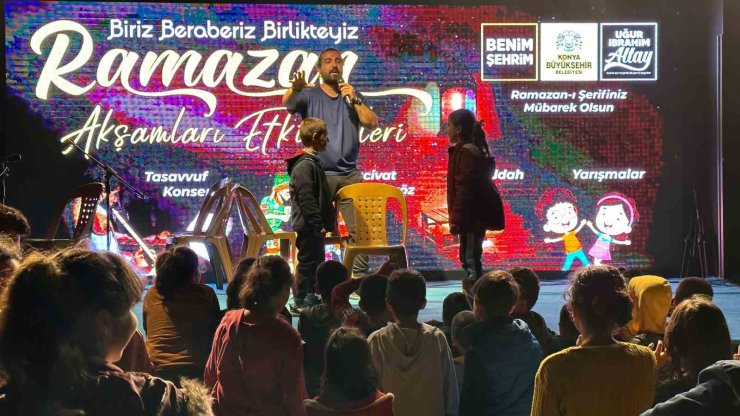 Konya Büyükşehir’in Hatay’daki Ramazan etkinlikleri depremzedelere moral oluyor