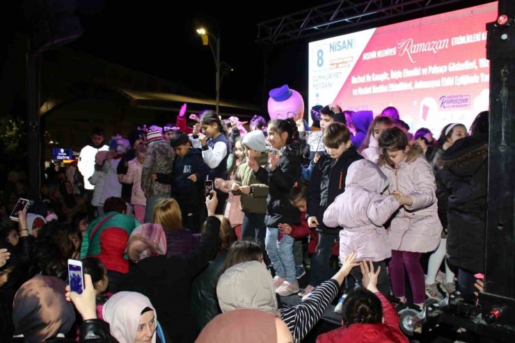 Akşehir’de Ramazan eğlencesine yoğun ilgi