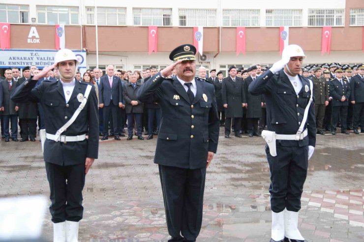 Aksaray’da Türk Polis Teşkilatı’nın kuruluşunun 178. yılı kutlandı