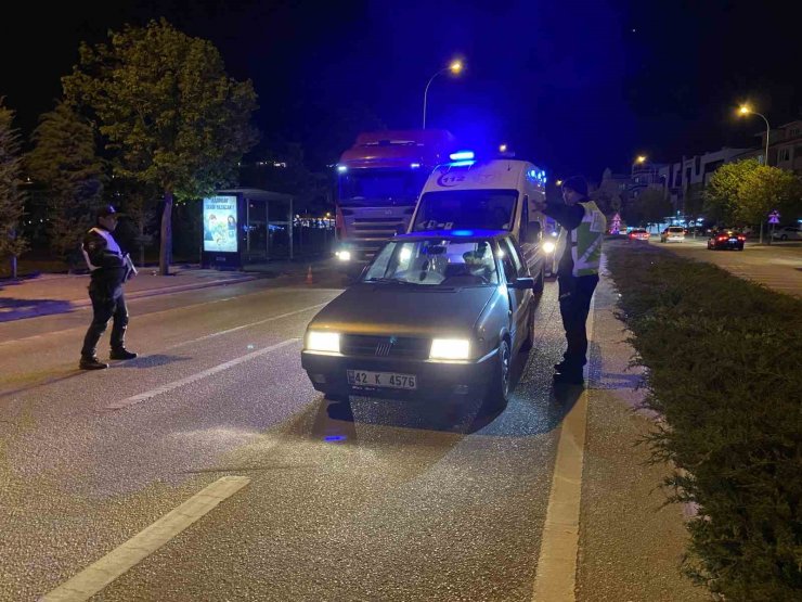 Konya’da polisten “şok huzur” uygulaması