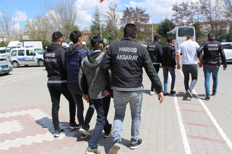 Aksaray’da uyuşturucu operasyonu: 24 şüpheli tutuklandı