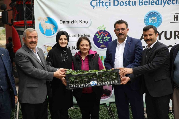 Akyurt Belediyesi’nin çiftçilere desteği devam ediyor