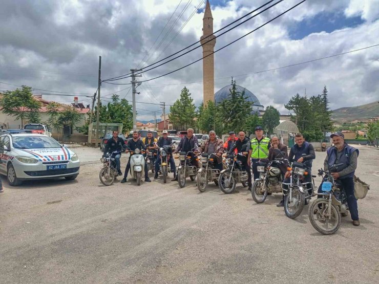 Konya’da jandarma trafikten yaz denetimi