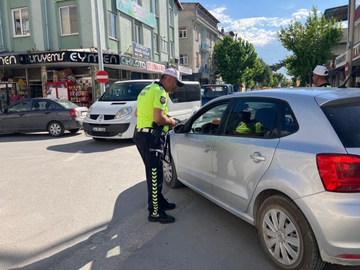 Karapınar’da trafik kurallarına uymayan sürücülere ceza