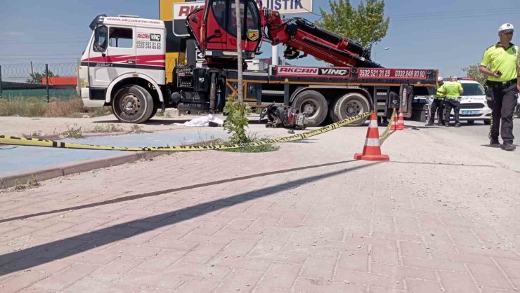 Vincin çarptığı motosiklet sürücüsü genç hayatını kaybetti