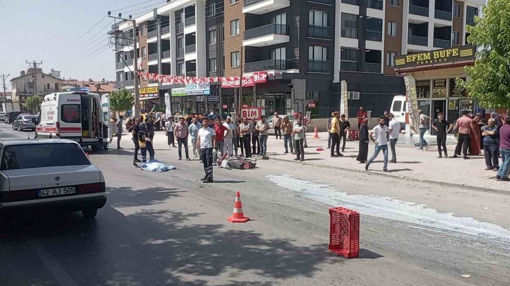 Kamyonun çarptığı motosiklet sürücüsü genç hayatını kaybetti