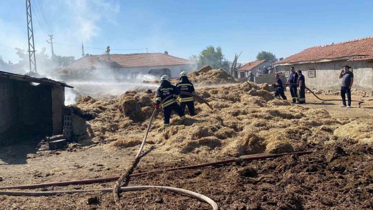 Kulu’da saman yangını