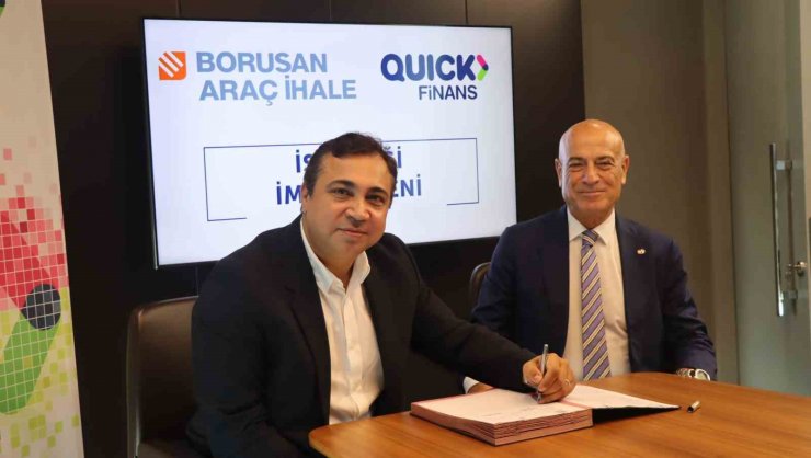 Quick Finans ve Borusan Araç İhale, ikinci el araç finansmanında iş birliğine imza attı