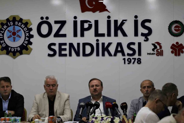 Öz İplik İş Sendikası Başkanı Ay: “Bu ülkenin yerli ve milli bir sektörüyüz”