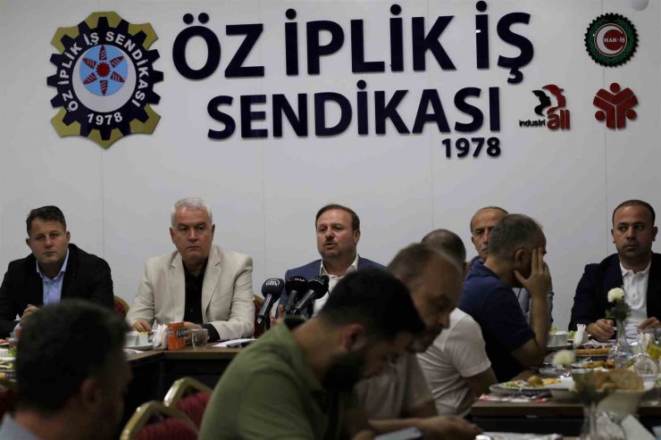 Öz İplik İş Sendikası Başkanı Ay: “Bu ülkenin yerli ve milli bir sektörüyüz”