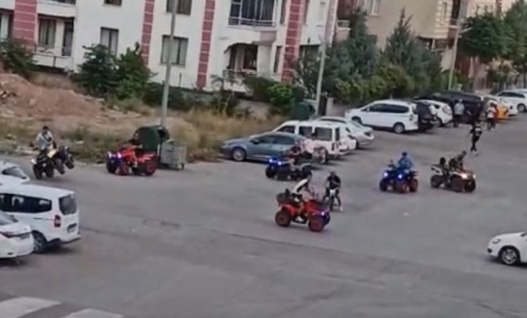 Aksaray’da drift atan ATV sürücülerine 122 bin lira ceza