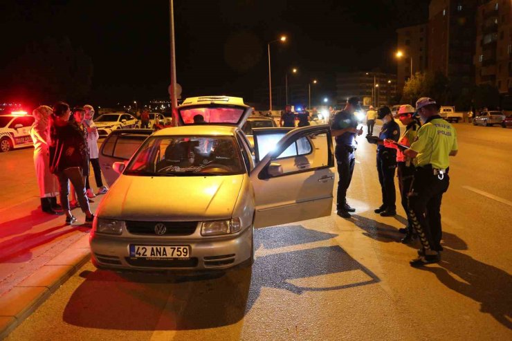 Konya’da şok uygulama: 180 polis ile 800 kişi kontrol edildi