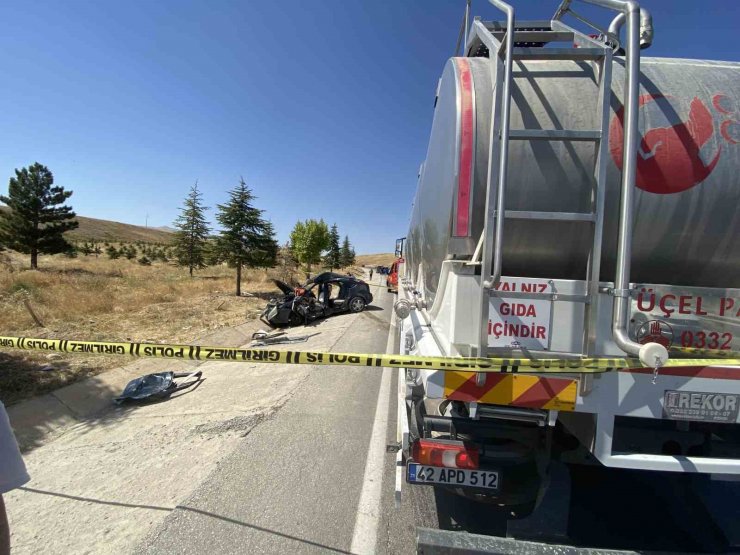 Cenaze dönüş yolunda kaza: 1 ölü, 3 yaralı