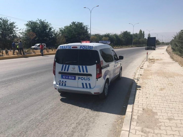 Konya’da çekicinin çarptığı bisiklet sürücüsü çocuk yaralandı