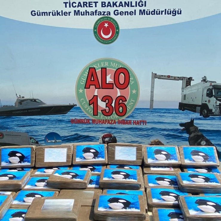 Mersin Limanı’nda 59 kilo kokain ele geçirildi