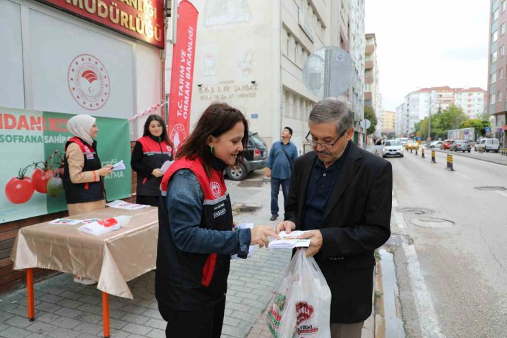 Gıda kaybı ve israfına dikkat çekmek için etkinlik düzenlendi