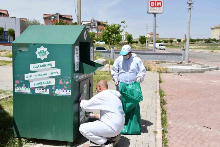 Aksaray Belediyesi 50 ton geri dönüşüm ürünü ekonomiye kazandırdı