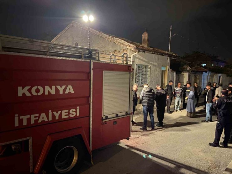 Konya’da prefabrik evde yangın: 1 ölü