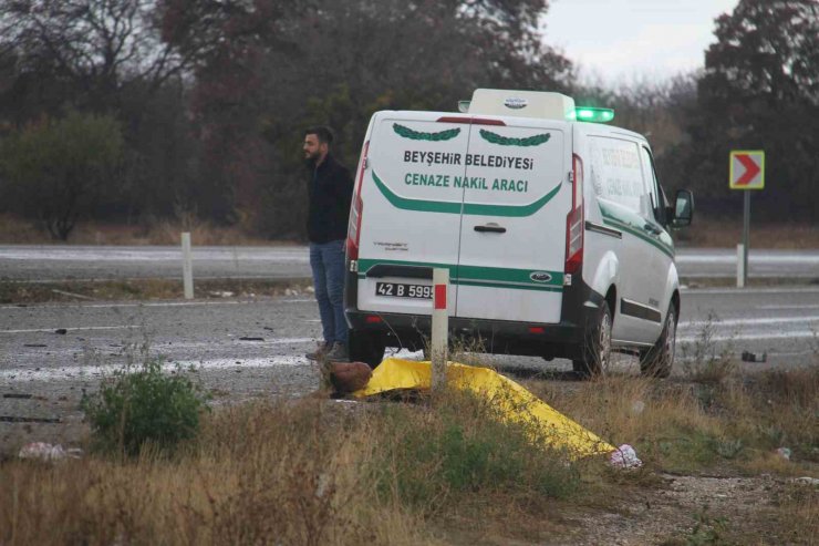 Konya’da otomobil takla attı: 1 ölü, 4 yaralı