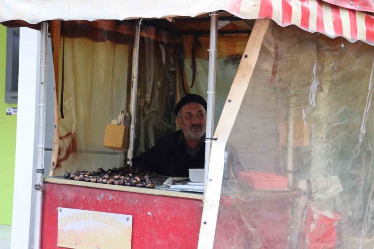 Kış ayları geldi pişmiş kestane tezgaha düştü