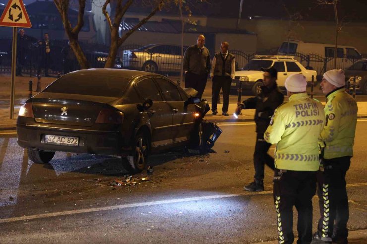 Konya’da kaza yapan otomobilin çalındığı ortaya çıktı