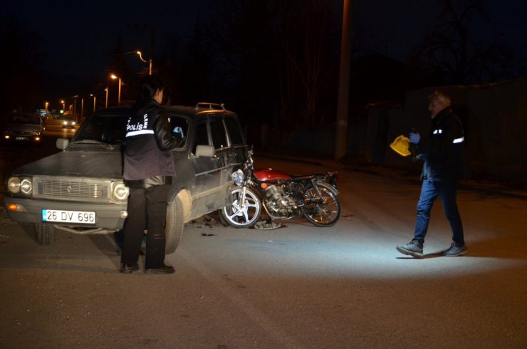 Konya’da otomobille motosiklet çarpıştı: 1 yaralı