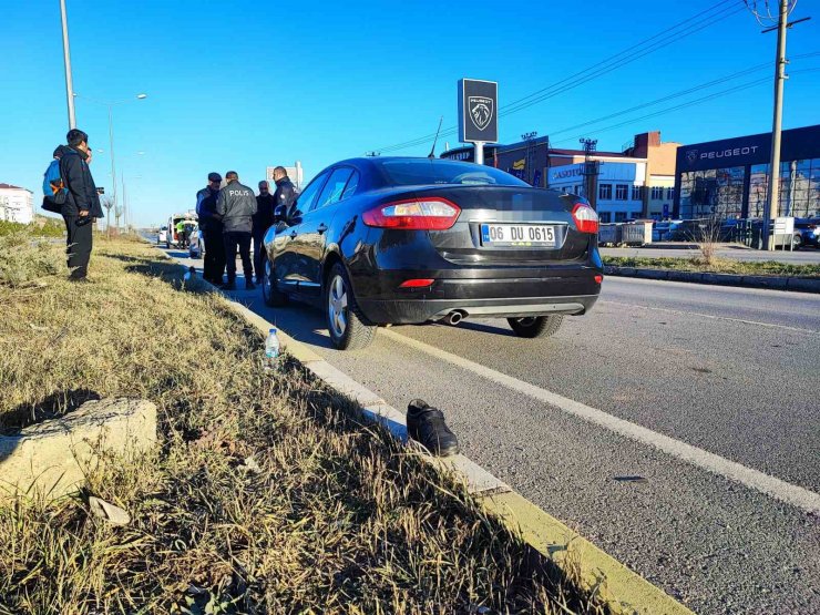 Otomobilin çarptığı yaya hayatını kaybetti