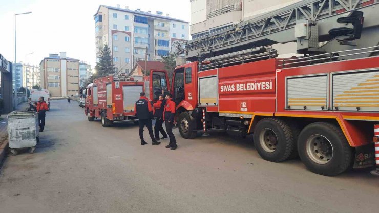 Sivas’ta asılsız yangın ihbarı ekipleri harekete geçirdi