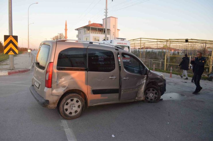 Can pazarının yaşandığı kaza anı kameraya yansıdı