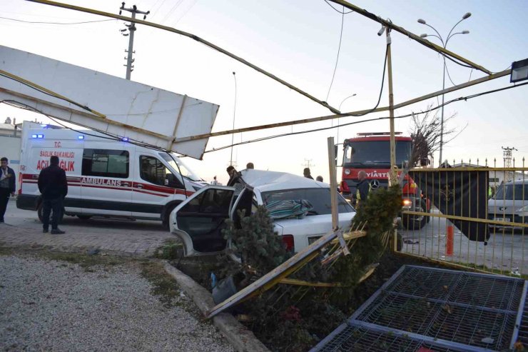 Can pazarının yaşandığı kaza anı kameraya yansıdı