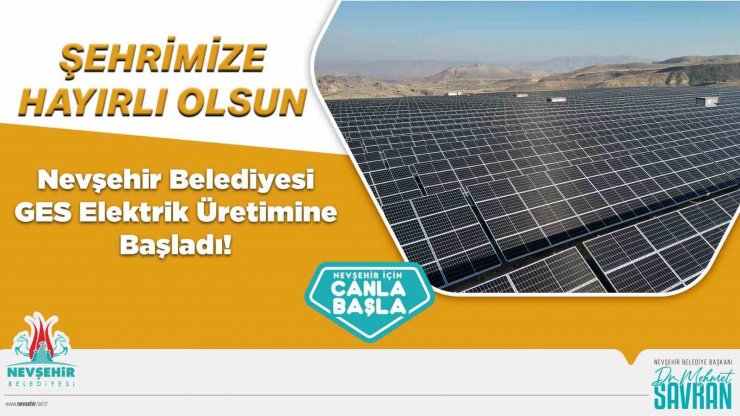 GES üretime başladı