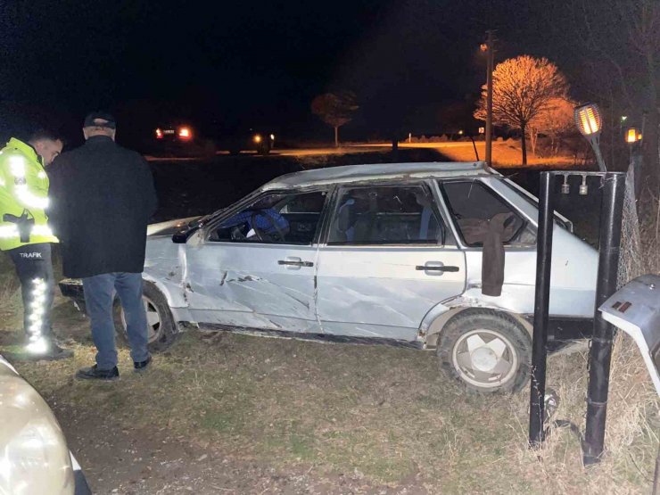 Konya’da trafik kazası: 1 yaralı